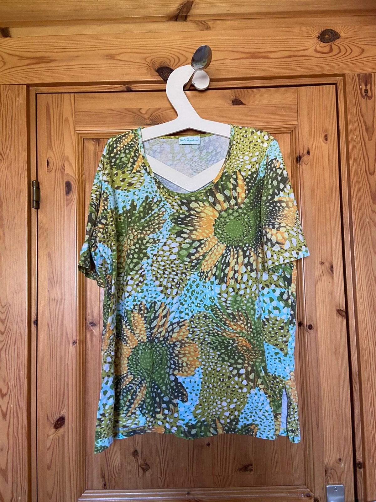 Top groen ulla popken 56/48 oto 63 lengte 72, Ophalen of Verzenden, Zo goed als nieuw, Groen, Shirt of Top