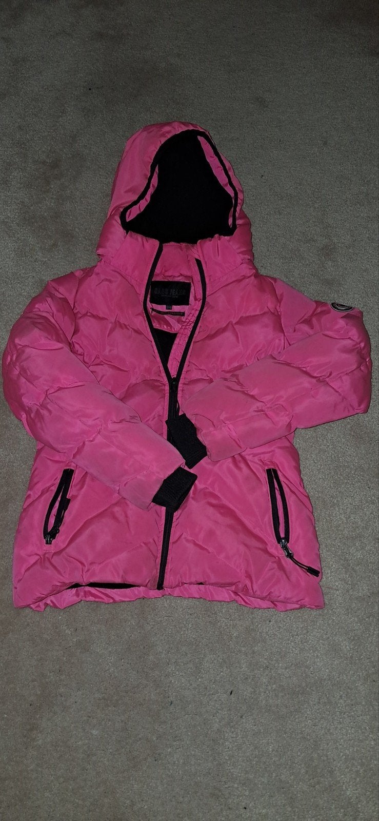 winterjas cars jeans maat 140, Ophalen of Verzenden, Zo goed als nieuw, Meisje, Jas