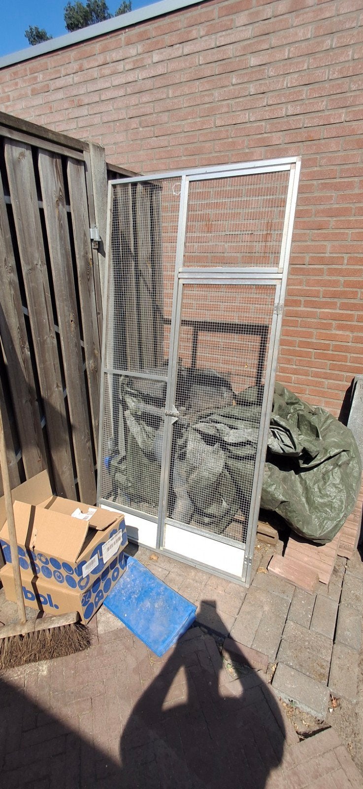 aluminium paneel met deur, Ophalen of Verzenden