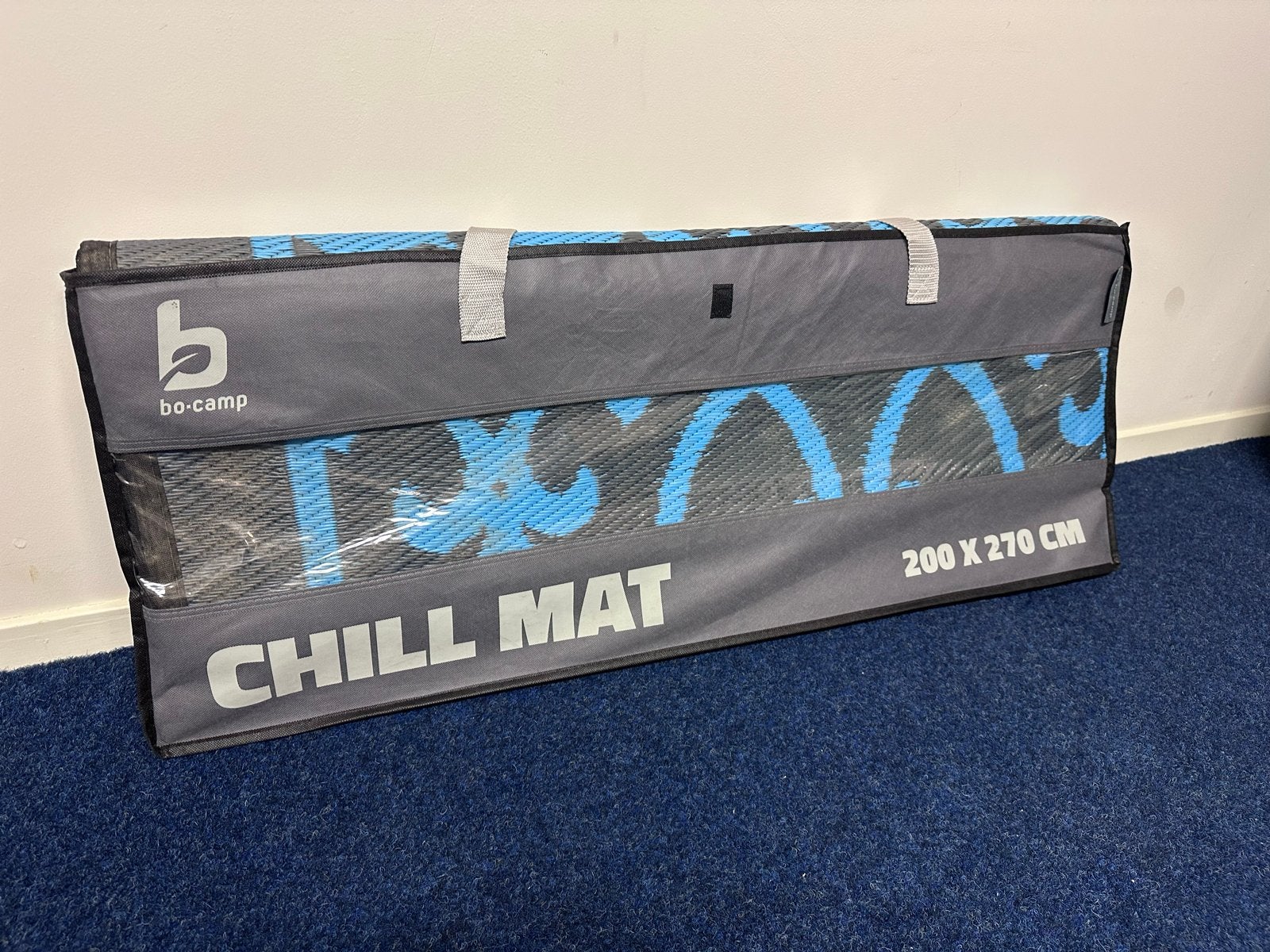 Bo-Camp Chill Mat Oriental L 200 x 270 cm – Azuurblauw, Ophalen of Verzenden, Zo goed als nieuw