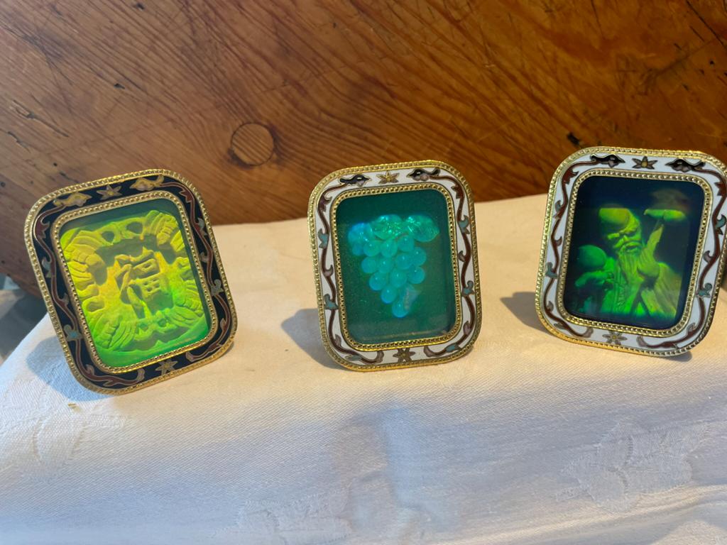 Fotolijstje met hologram, Antiek en Kunst, Curiosa en Brocante, Ophalen of Verzenden