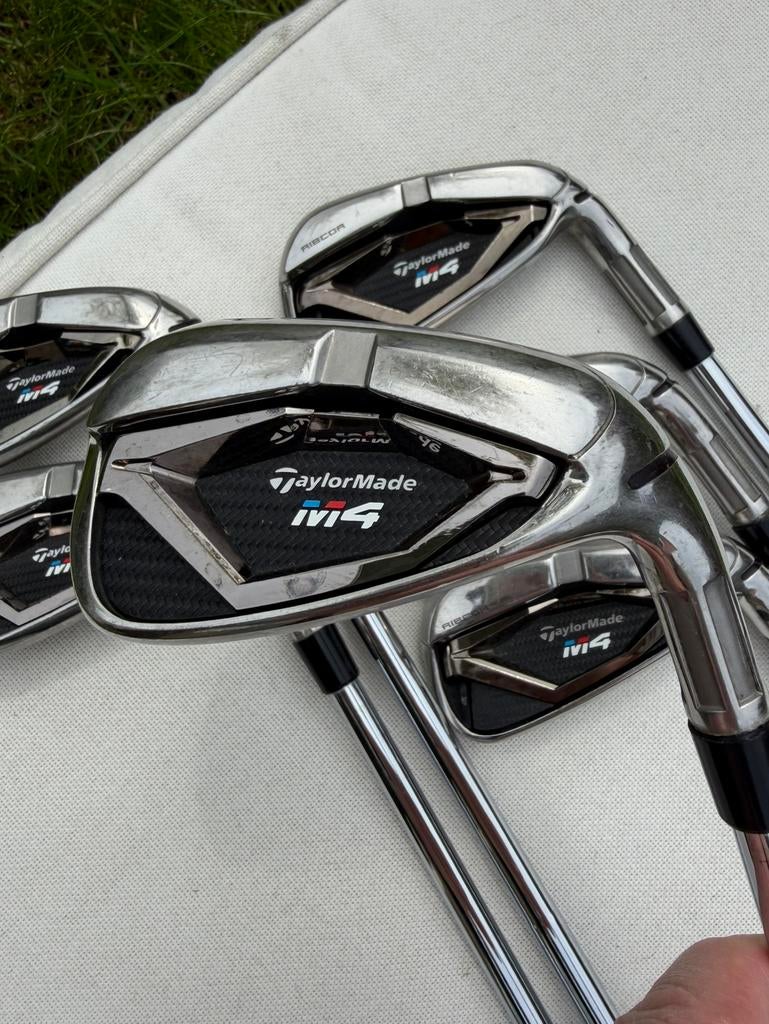Taylormade M4 golfset 5-P Stiff flex +1 inch, Sport en Fitness, Golf, Ophalen of Verzenden, Gebruikt, Set, Overige merken