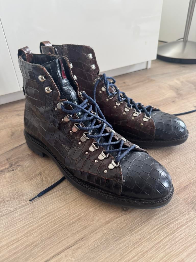 Veterlaarzen GioRgio 44 uniek, Kleding | Heren, Schoenen, Ophalen of Verzenden, Zo goed als nieuw, Bruin