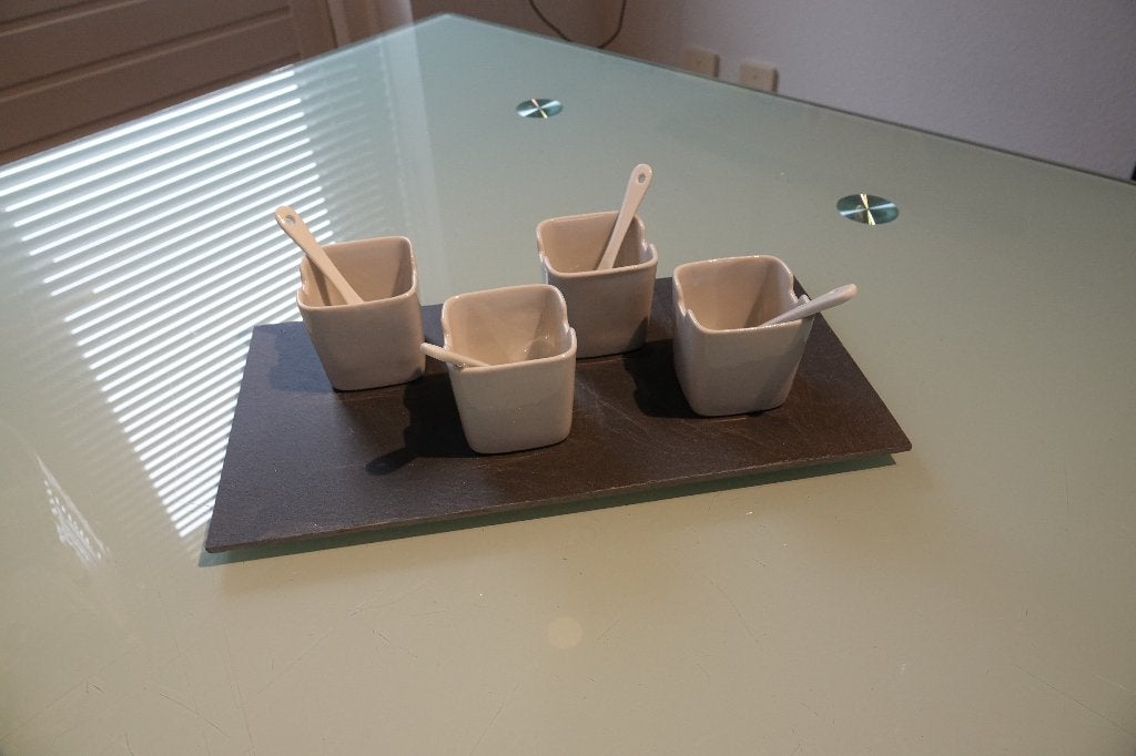 Dipsausbakjes amuse met lei, Huis en Inrichting, Ophalen of Verzenden, Nieuw