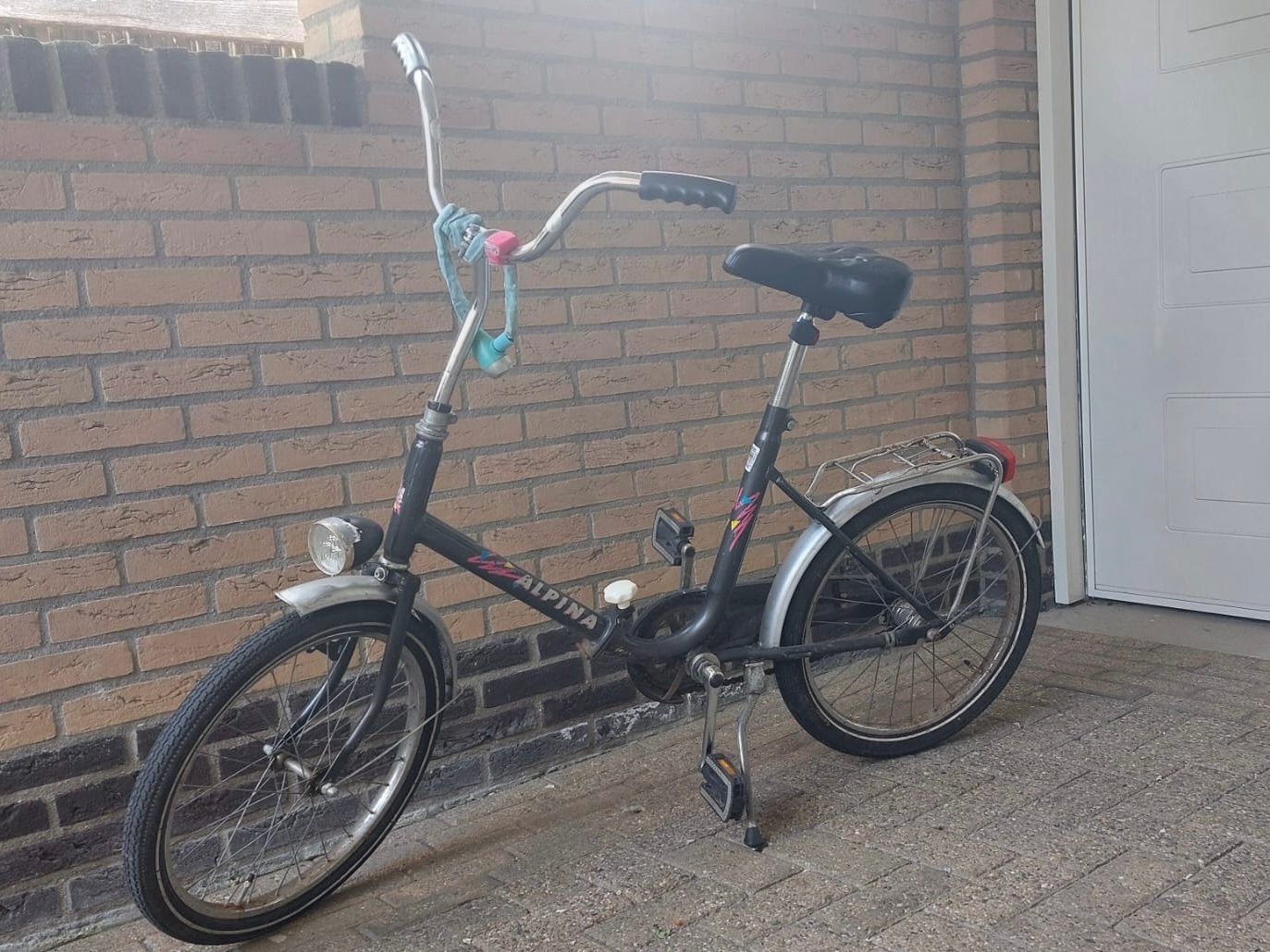 Alpina compacte minifiets / campingfiets / vouwfiets 20 inch, Fietsen en Brommers, Minder dan 47 cm, Ophalen, Overige merken, Gebruikt