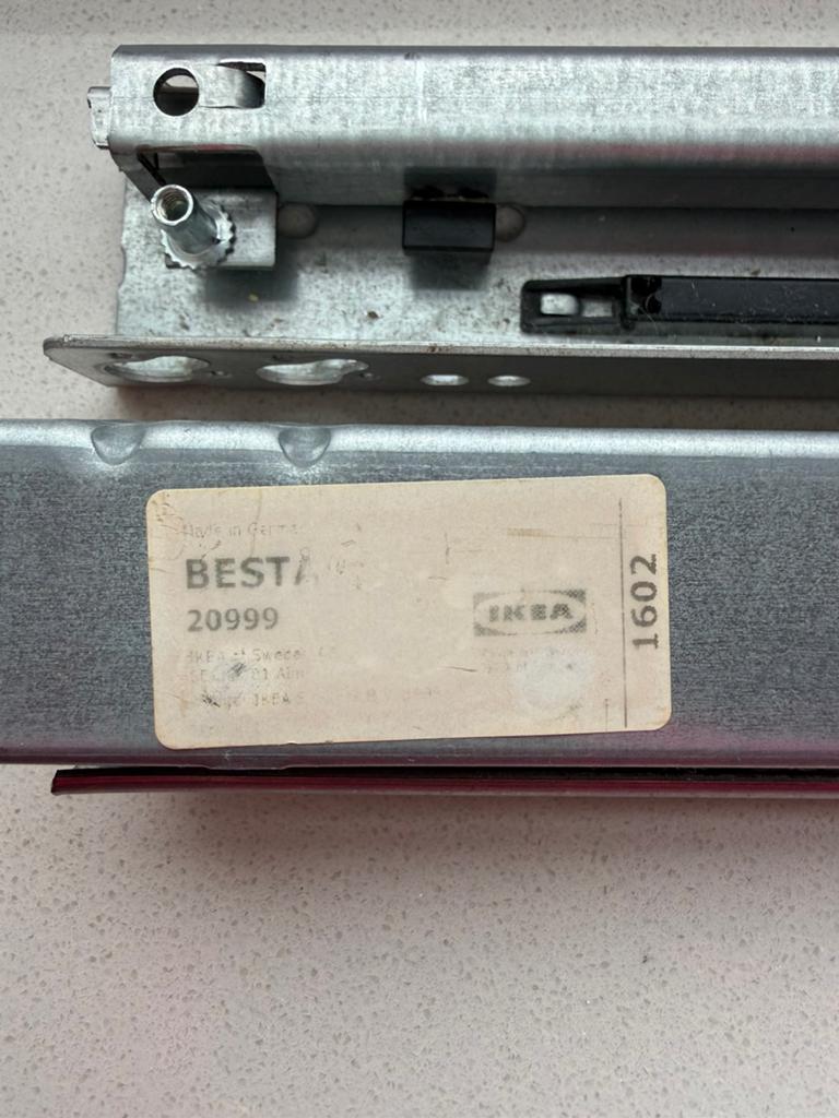 Ikea Bestå laderails, Zo goed als nieuw, Minder dan 100 cm, 25 tot 50 cm, 50 tot 100 cm