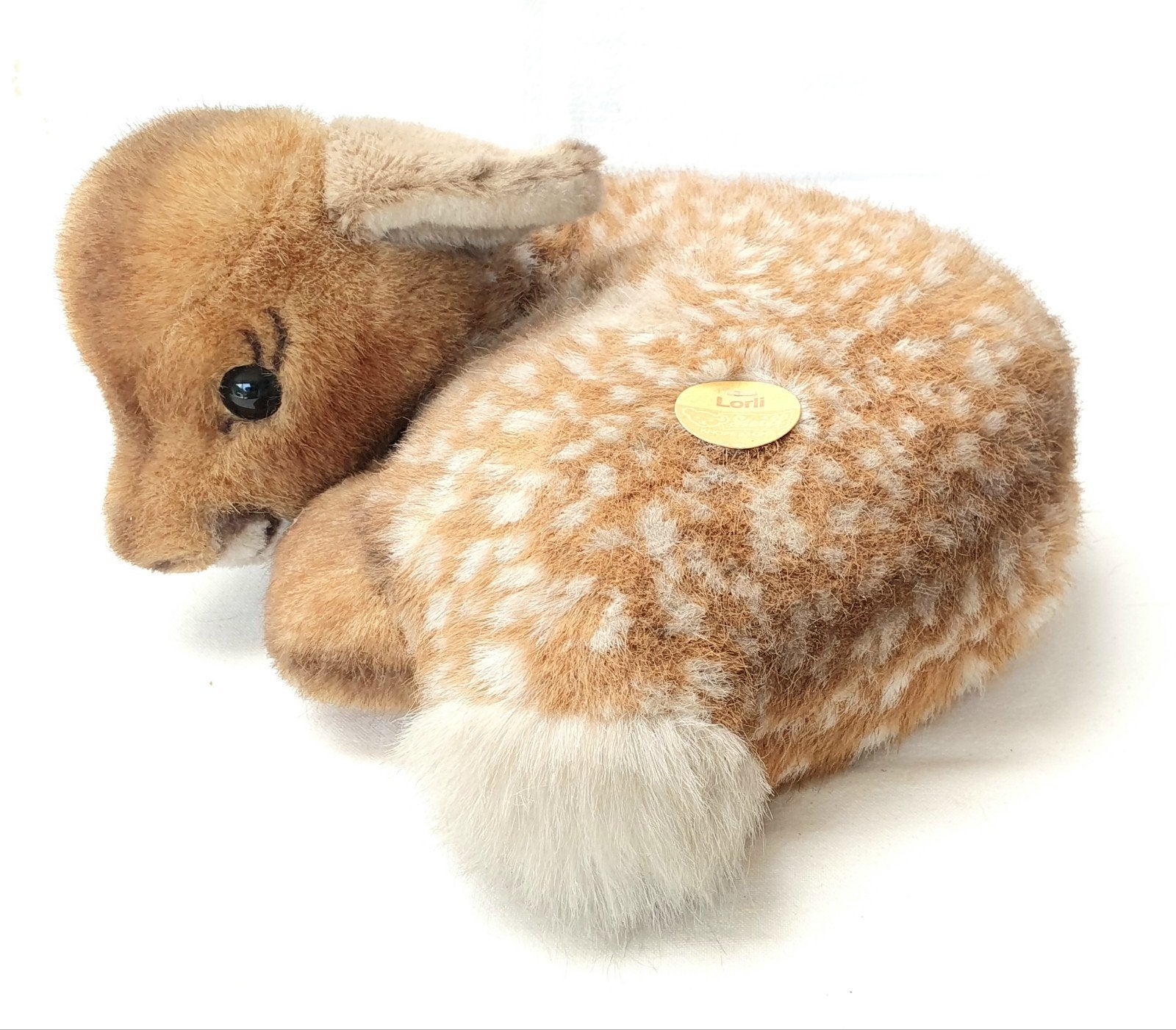 Steiff Germany Lorli Liggend Damhert Jong 35cm! Oud Model!, Ophalen of Verzenden, Stoffen beer, Steiff
