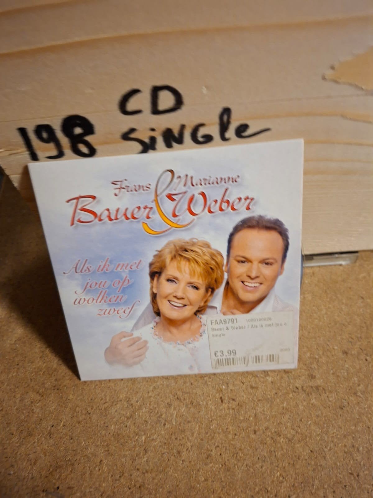 Frans Bauer & Marianne Weber - Als ik met jou op wolken zwe, Cd's en Dvd's, Ophalen of Verzenden, Gebruikt, Schlager