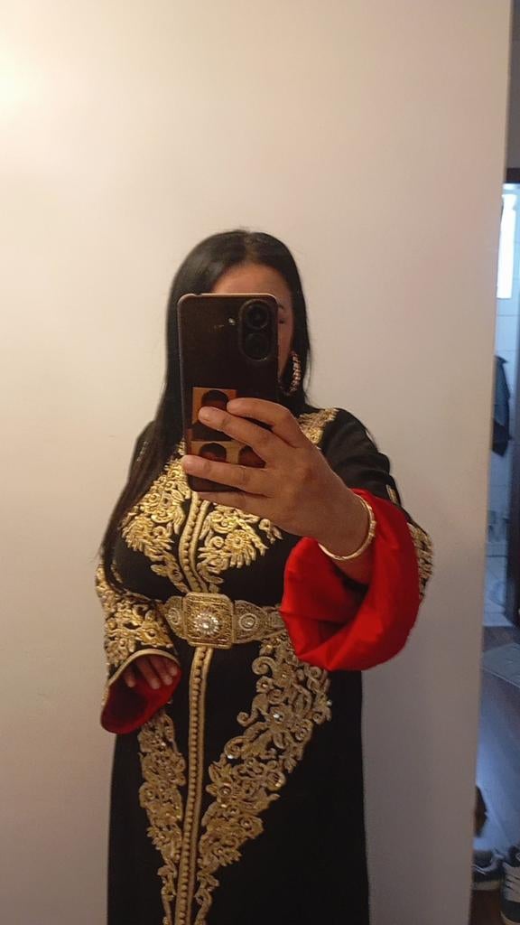 Nieuwe kaftan, Overige typen, Verzenden, Zwart, Maat 42/44 (L)