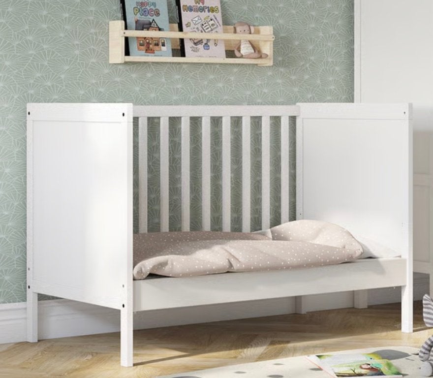 Ikea peuterbed met matras (zonder één zijkant), Ophalen, Gebruikt, Ledikant