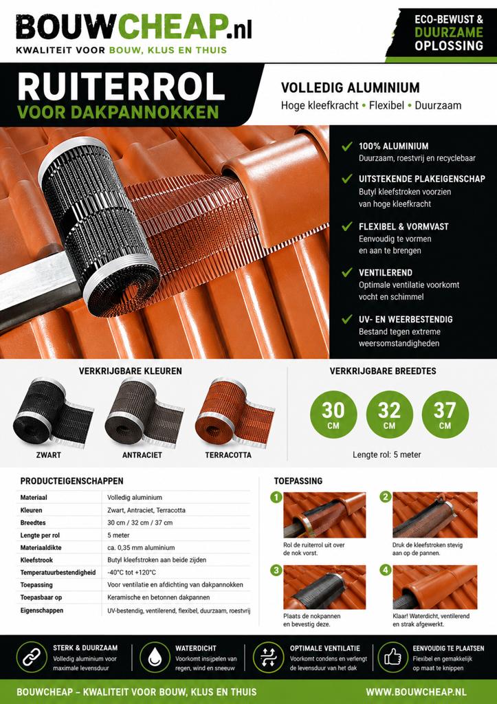 Ruiternok rolle en diverse daktoebehore.
