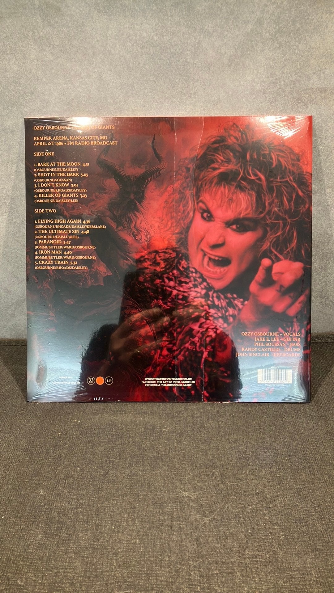 Ozzy Osbourne. — Killer of Giants . Live 1986, LP, Heavy metal, Ophalen of Verzenden, Nieuw in verpakking