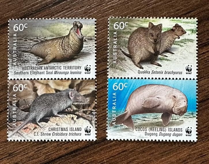 Australië 2011 WWF Zeehond Zeekoe Dieren Postfris, Ophalen of Verzenden, Postfris