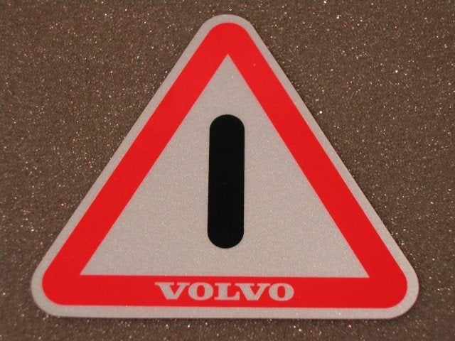 Volvo reflecterende deursticker 242 244 245 262 264 265., Ophalen of Verzenden, Nieuw