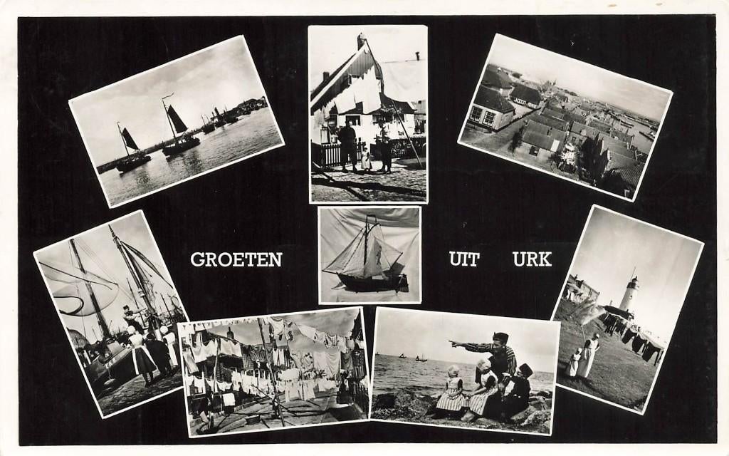 Groeten uit Urk, Ophalen of Verzenden, 1960 tot 1980, Gelopen, Flevoland