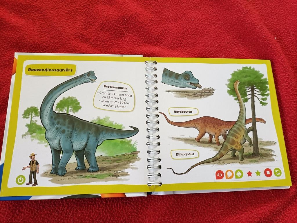 Tiptoi Dinosaurus boek tip toi, Ophalen of Verzenden, Zo goed als nieuw