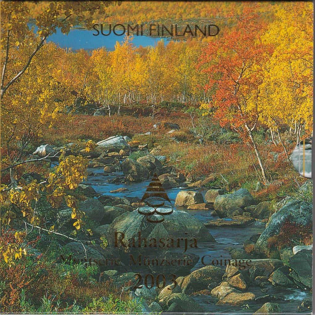 Finland BU set euromunten 2003 compleet, Ophalen of Verzenden, Finland, Overige waardes, Setje