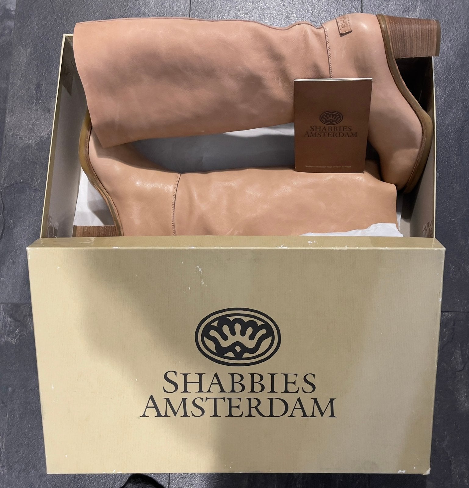 Shabbies hoge laarzen maat 40, Ophalen, Hoge laarzen, Zo goed als nieuw, Roze