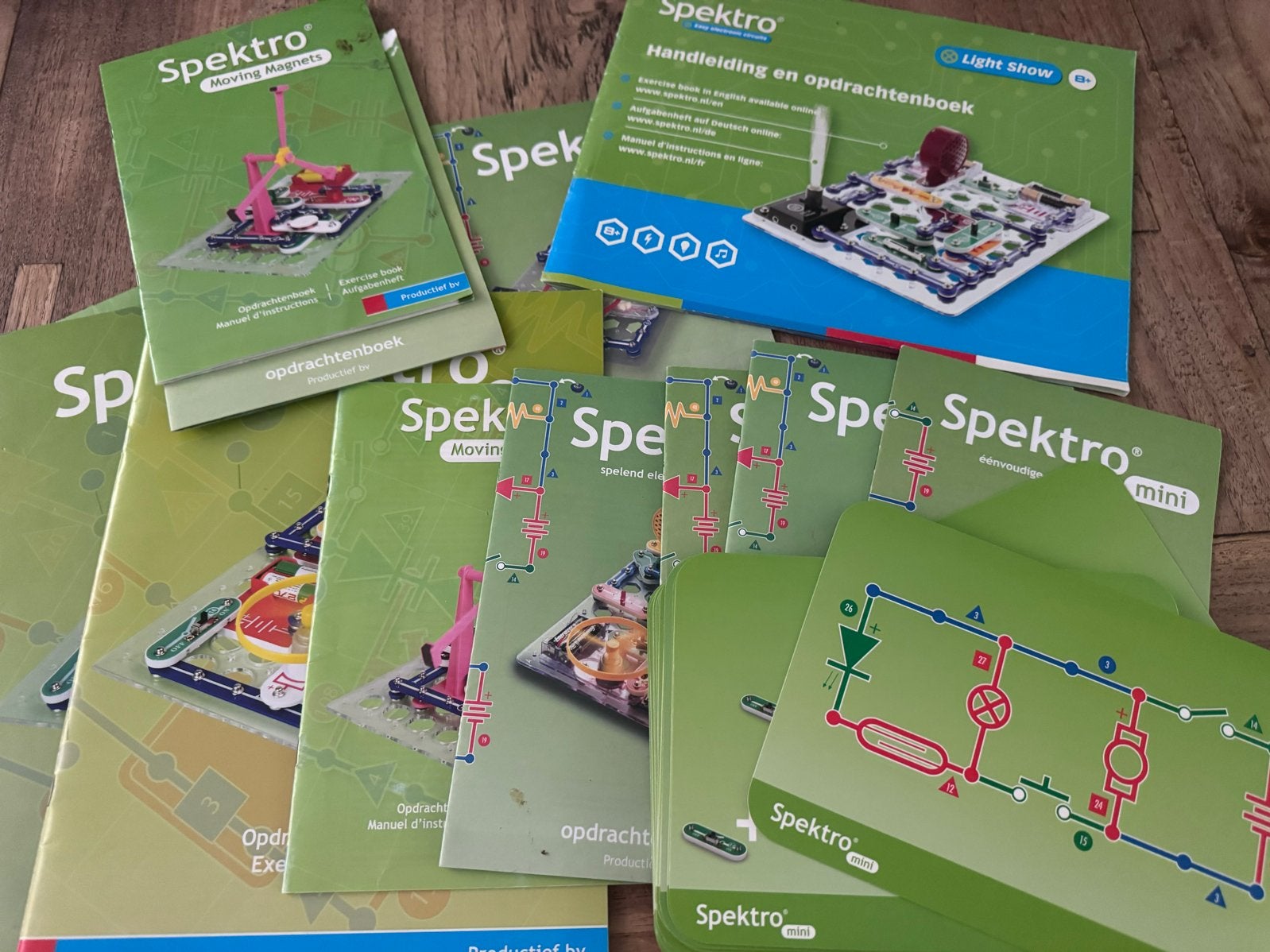 Grote set Spectro speelgoed - Elektronica experimenten, Ophalen of Verzenden, Gebruikt, Elektronica, Met licht