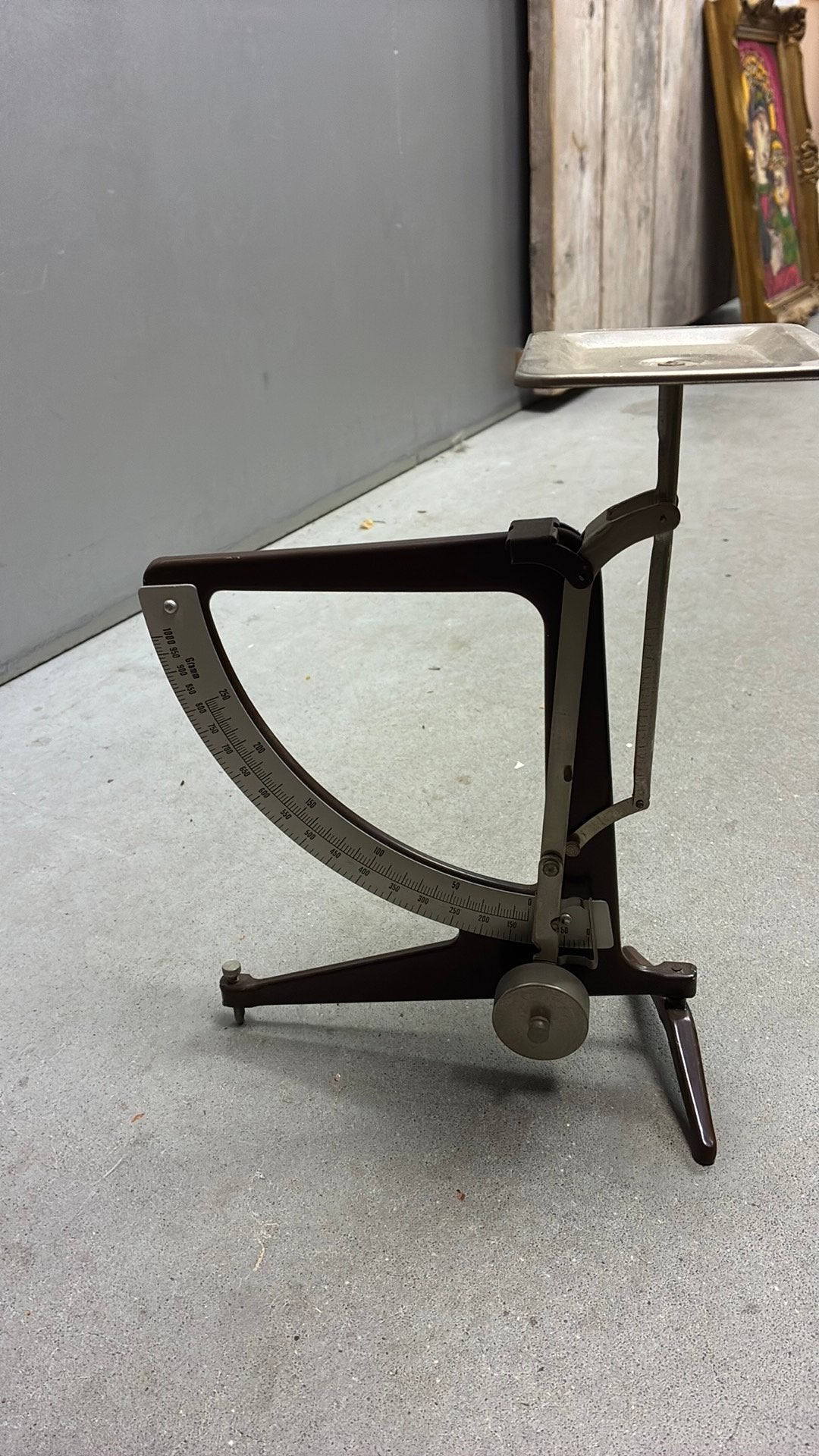 Vintage metalen brievenweger, Ophalen of Verzenden