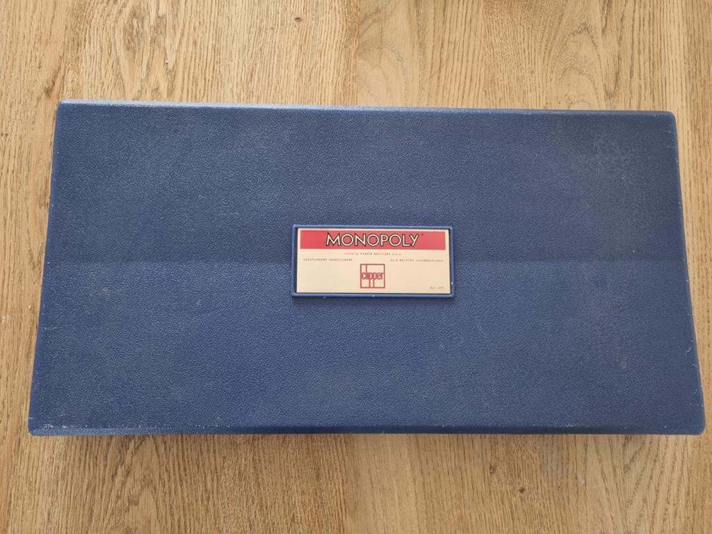 Vintage jaren 70 Monopoly in luxe koffer, Ophalen of Verzenden, Gebruikt