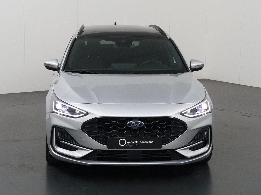 Ford Focus 1.0 EcoBoost Hybrid ST Line X | Trekhaak Afneemba, Auto's, Ford, Stof, Gebruikt, Automatische klimaatregeling, Bedrijf
