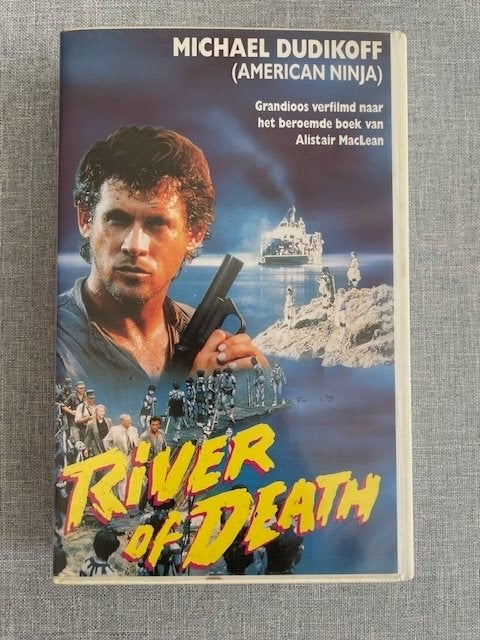 Videoband River of Death met Michael Dudikoff , Nederlands ondertiteld, Vanaf 16 jaar, Ophalen of Verzenden, Actie en Avontuur