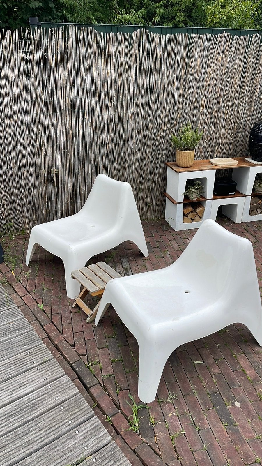 Ikea tuinstoelen, Tuin en Terras, Tuinstoelen, Ophalen, Gebruikt, Kunststof