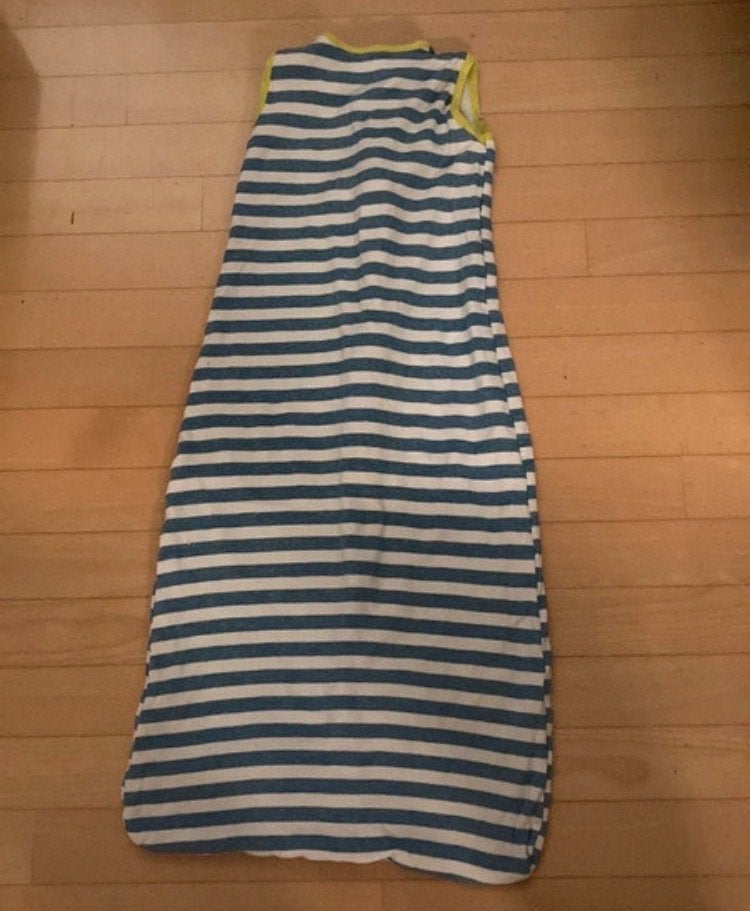 Hema slaapzak blauw wit gestreept maat 86/104, Wasbaar, Gebruikt, Ophalen of Verzenden, Hema