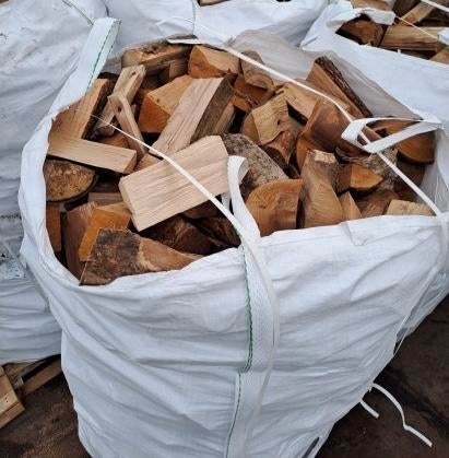 brandhout in big bag, Tuin en Terras, Haardhout, Minder dan 3 m³, Ophalen, Eikenhout, Blokken