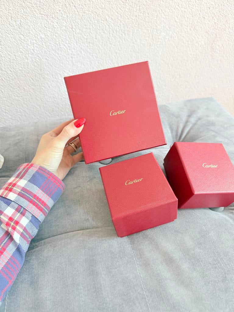 Cartier Geschenkdozen - Set van 3, Sieraden, Tassen en Uiterlijk, Overige Accessoires, Ophalen of Verzenden, Zo goed als nieuw