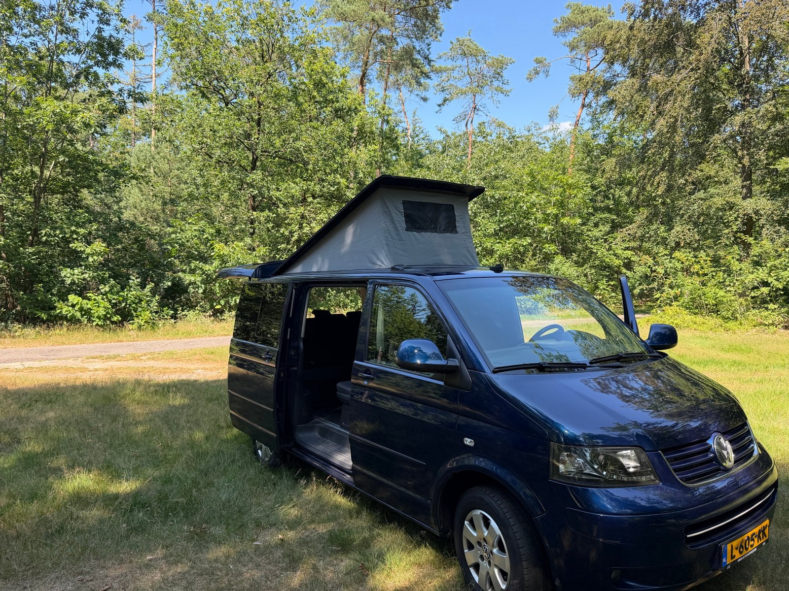 Volkswagen T5 Multivan Camper - Klaar voor avontuur!, Hefdak, Volkswagen, 4 tot 5 meter, Overige merken