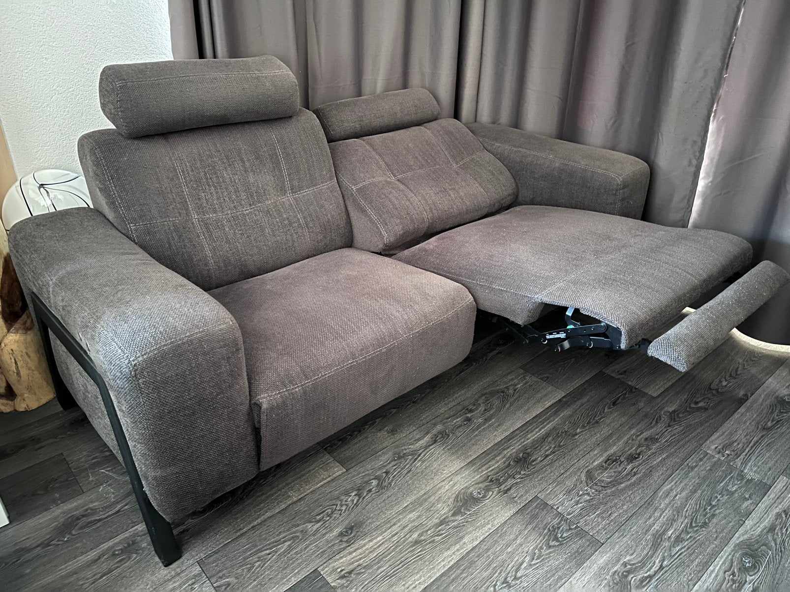 Relax bank met dubbele verstelbare zitting, Ophalen, Zo goed als nieuw, Stof