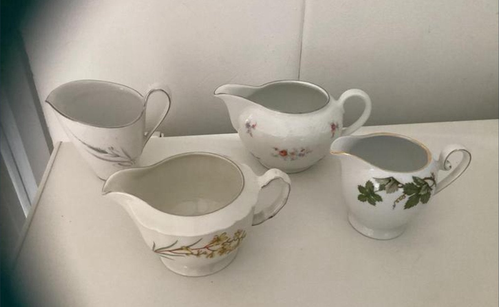 4 melkkannetjes, Bavaria 3x 1x Puls., Ophalen of Verzenden, Porselein, Overige stijlen, Overige typen