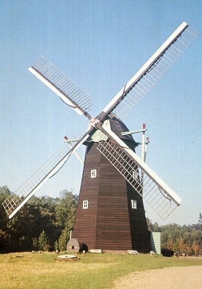 (BG108) Ansichtkaart België molen Genk Domein Bokrijk 2003, Ophalen of Verzenden, 1980 tot heden, Ongelopen, Limburg