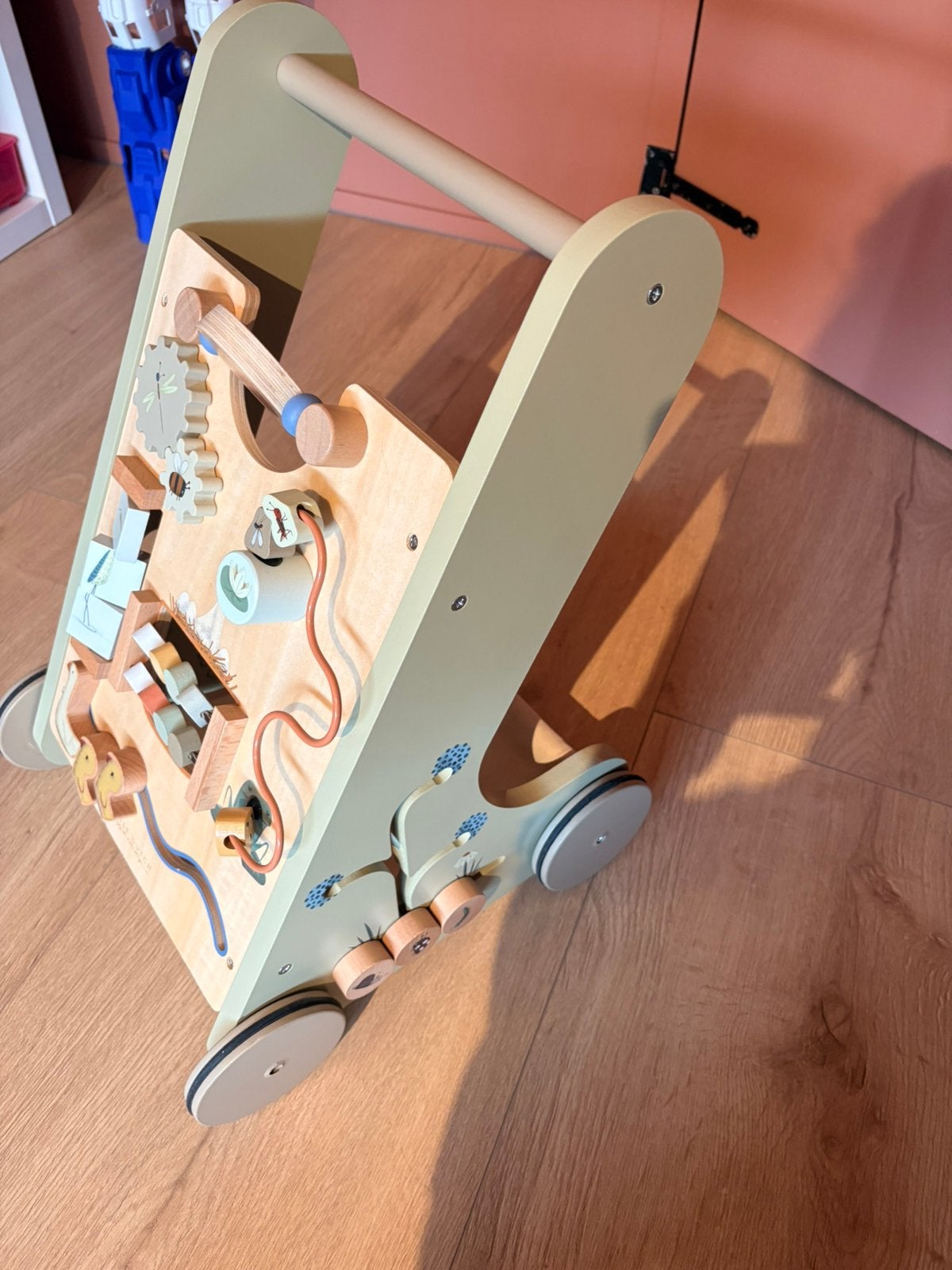 Little dutch loopwagen, Kinderen en Baby's, Speelgoed | Houten speelgoed, Ophalen, Zo goed als nieuw, Duw- of Trekspeelgoed