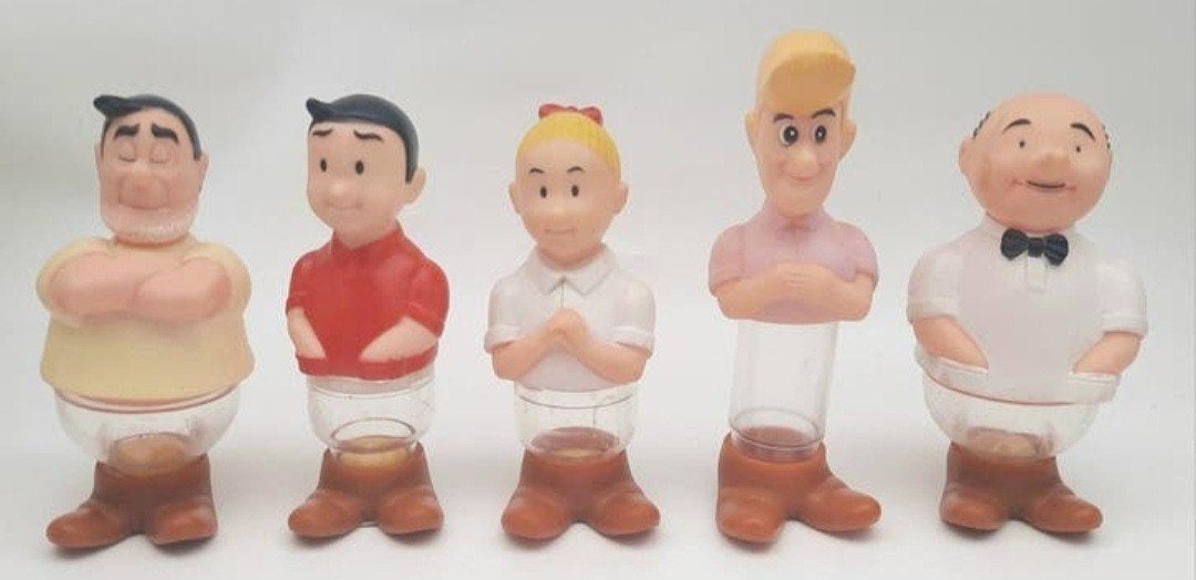 Suske - Wiske - Sidonia - Lambik - Jerom (snoep) beeldjes, Verzamelen, Ophalen of Verzenden, Suske en Wiske, Gebruikt, Beeldje of Figuurtje