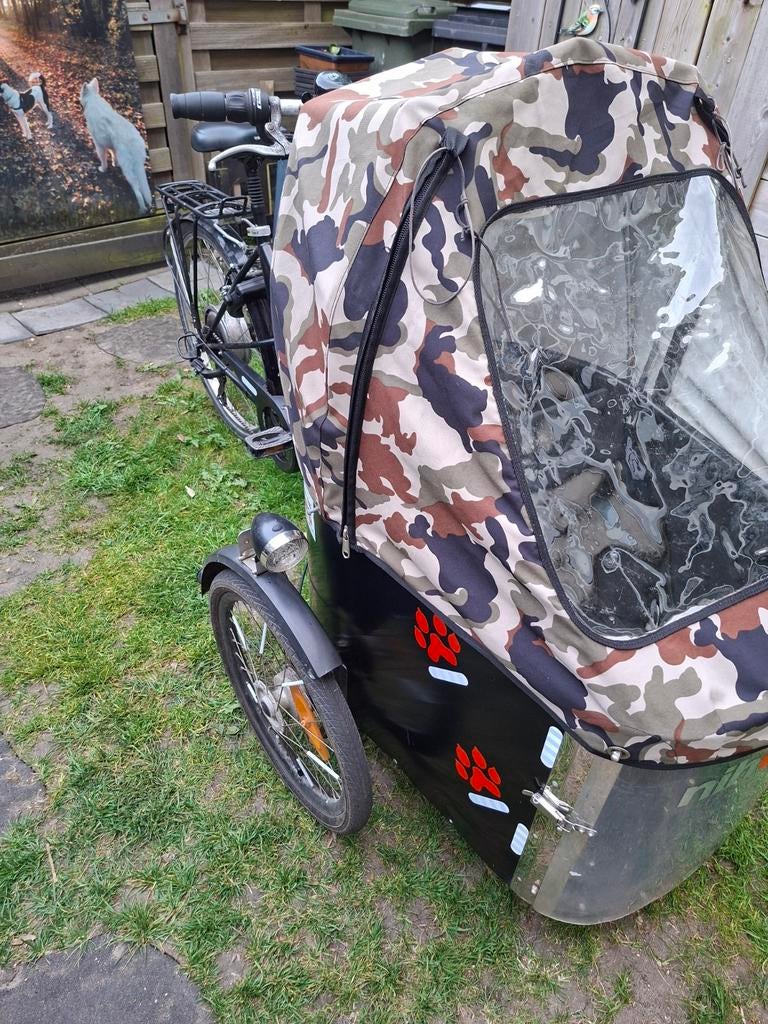 Nihola bakfiets electrisch gemaakt., Ophalen, Gebruikt, 4 kinderen of meer, Elektrisch