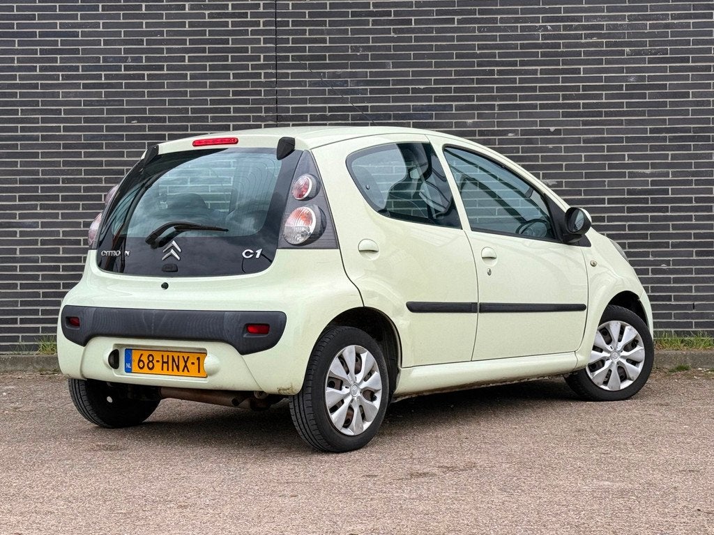 Citroen C1 1.0-12V Ambiance Airco, Half leder! Nieuwe APK!, Auto's, Citroën, Voorwielaandrijving, Gebruikt, 4 stoelen, Origineel Nederlands