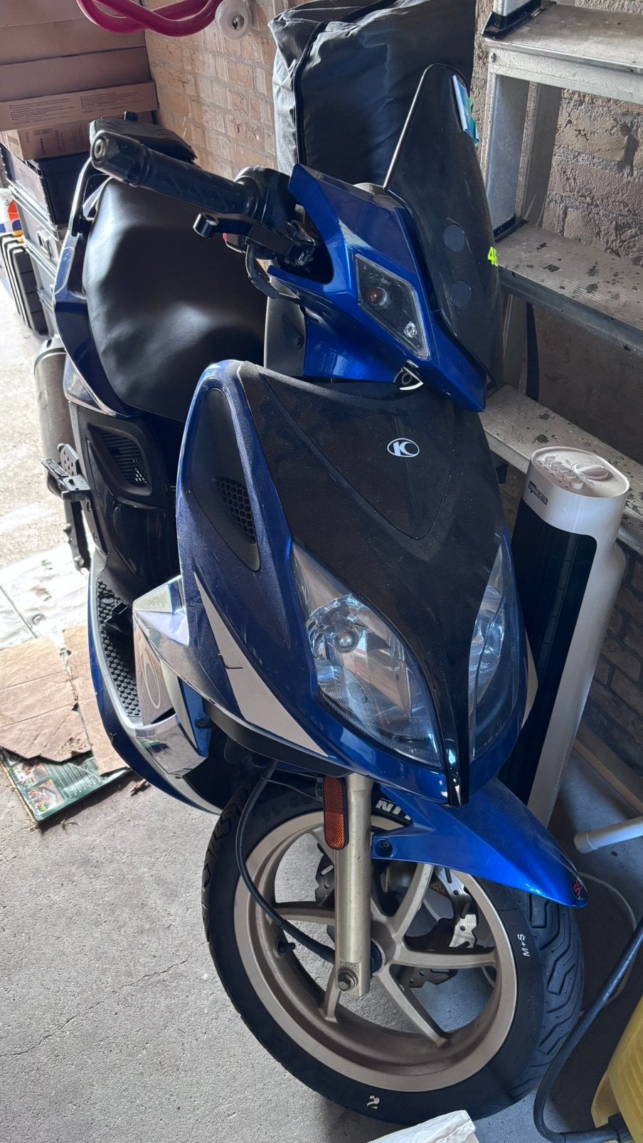 Kymco super 8 (opknapper), Fietsen en Brommers, Scooters | Kymco, Ophalen, Gebruikt, Maximaal 45 km/u, 49 cc