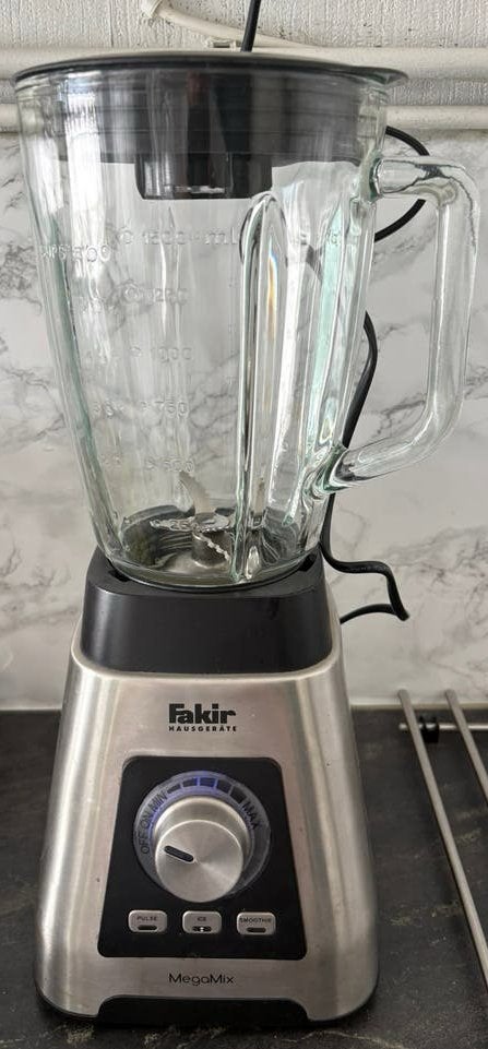 Blender MegaMix (glazenkan 1500ml), Ophalen, Zo goed als nieuw, Blender