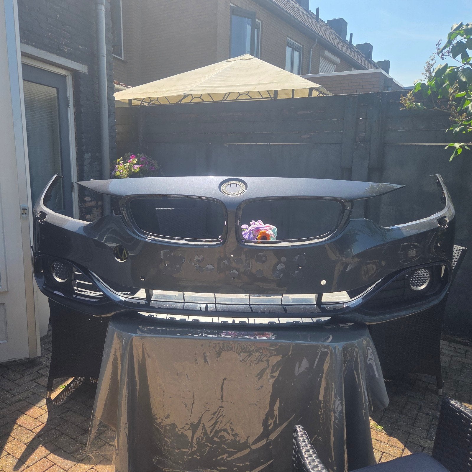 bmw bumper f33 4serie, Ophalen, Gebruikt, Bumper, Voor