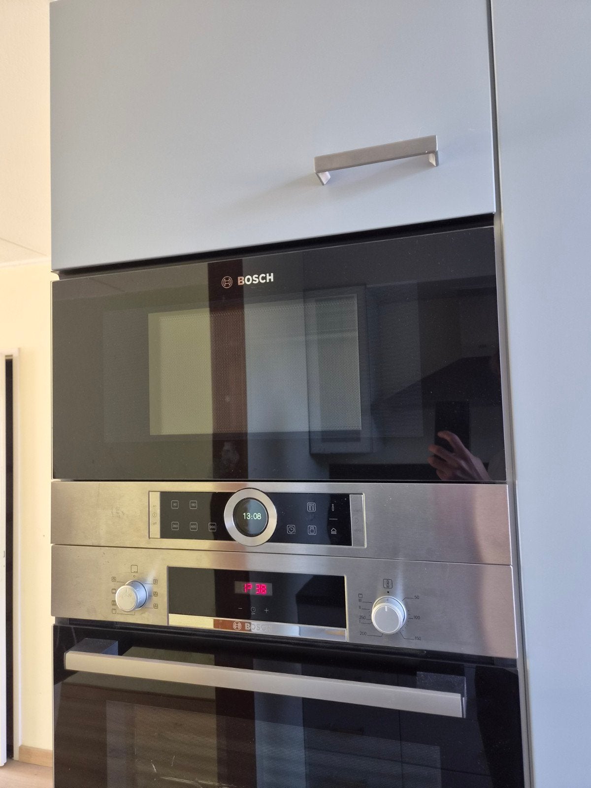 Bosch inbouw combimagnetron BFR634GS1/06, Witgoed en Apparatuur, Magnetrons, Ophalen, Zo goed als nieuw, Inbouw, Magnetron