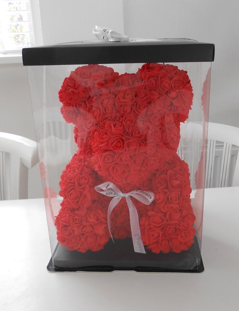 L'amour & Bears rozenbeer rood, Ophalen of Verzenden, Zo goed als nieuw