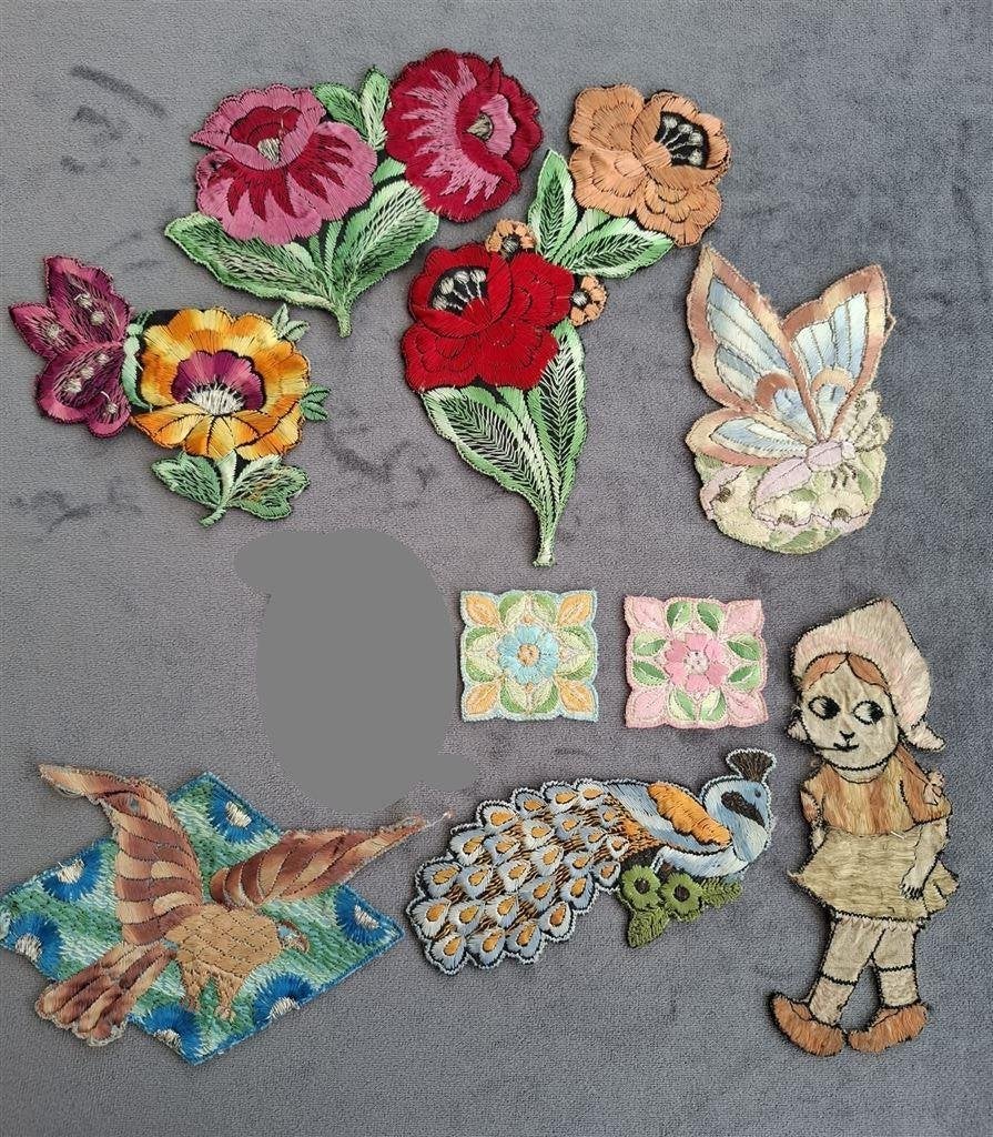 Turmac zijdjes, bloemen, vlinders en meer., Ophalen of Verzenden