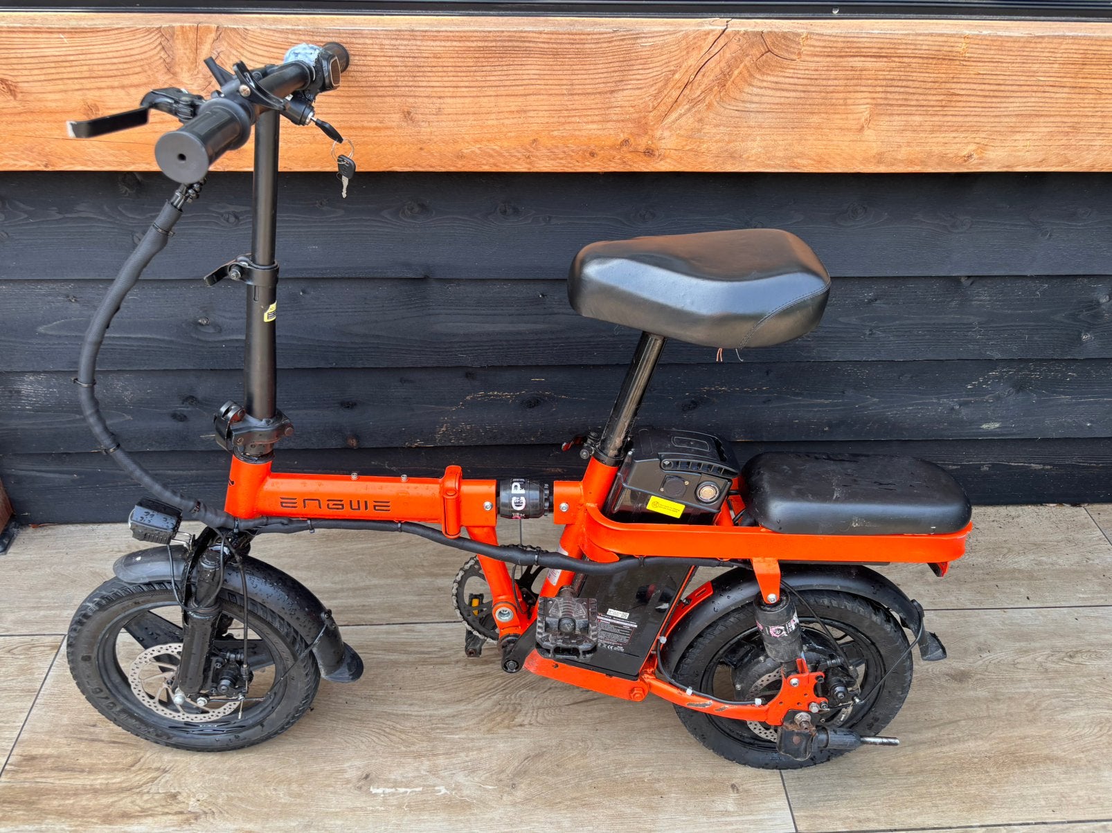 Vouwfiets electrisch, Ophalen, Gebruikt