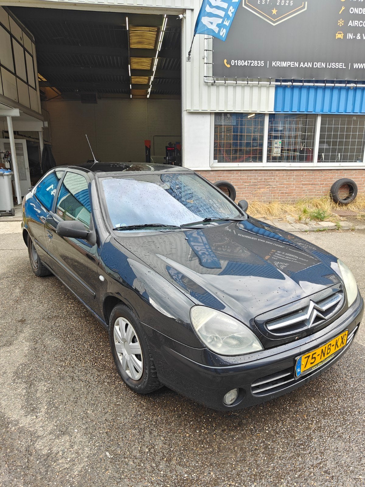 Citroën Xsara 1.6 I 16V Coupe 2003 Zwart, Auto's, Voorwielaandrijving, Xsara, 4 cilinders, Handgeschakeld