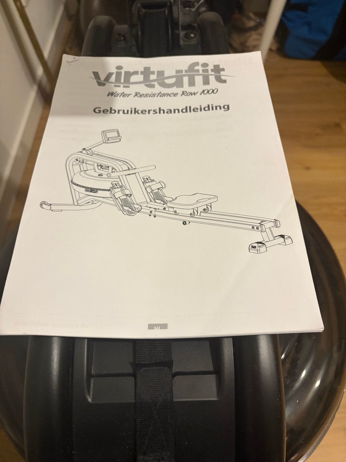 VirtuFit Water Resistance Row 1000 Roeitrainer, Sport en Fitness, Armen, Ophalen of Verzenden, Zo goed als nieuw, Metaal