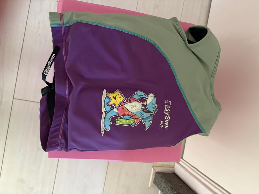 Zwemvest EasySwim voor kinderen - paars/groen, Ophalen, Gebruikt