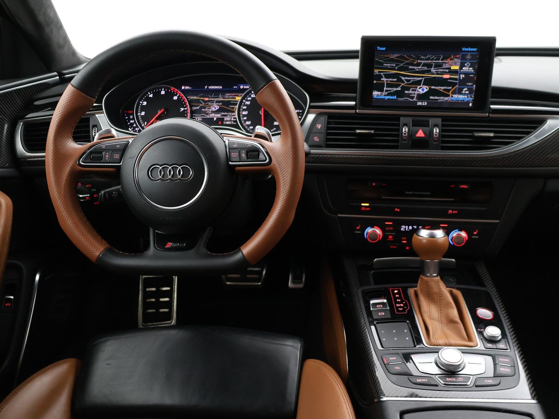 Audi A6 RS6 4.0 TFSI V8 605 PK PERFORMANCE | KERAMISCH | B&O, Auto's, Audi, Automaat, Automatische klimaatregeling, Gebruikt, Geïmporteerd
